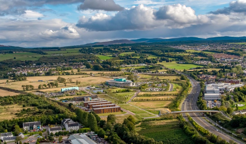 Aerial view of Inverness Campus
