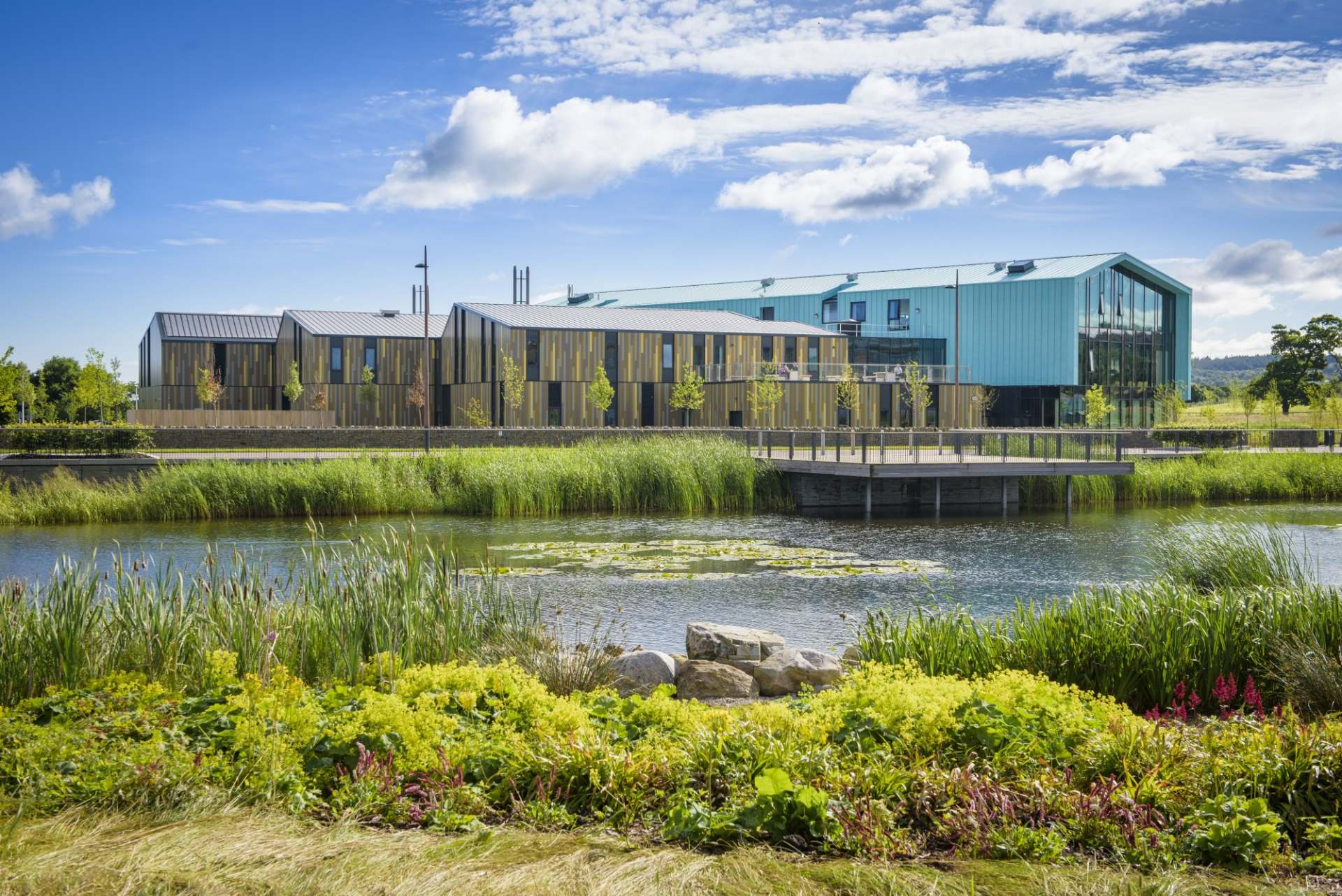 HIE's building and landscape on Inverness Campus 