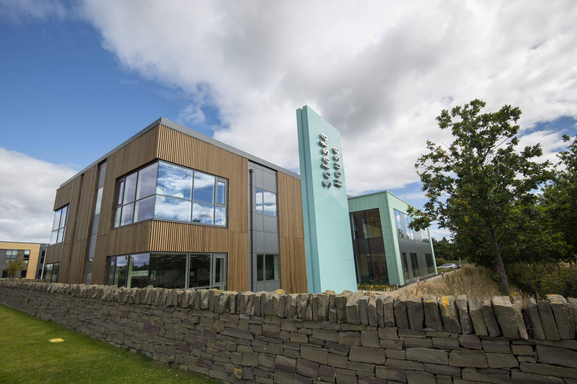 Outside Solasta house on Inverness Campus